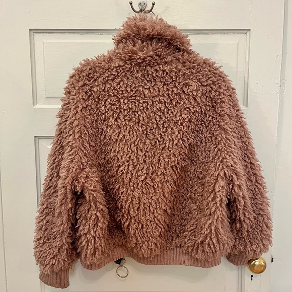 Zara fuzzy pink TRF jacket - Picture 4 of 4